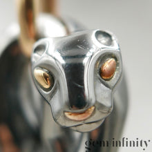 Upload image to gallery, Cartier Panthère, blackened silver and 750 gold Panther pendant