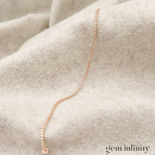 Charger l'image dans la galerie, Bracelet rivière or rose et diamants