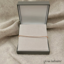 Charger l'image dans la galerie, Bracelet rivière or rose et diamants