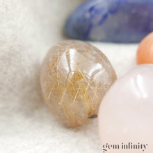 Charger l'image dans la galerie, COFFRET BONHEUR, Quartz bleu, Quartz rutilé, Calcédoine rose, Cornaline