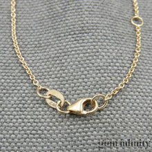 Upload image to gallery, Rose gold and ruby necklace