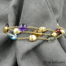 Upload image to gallery, MARCO BICEGO, multi-gem confetti bracelet