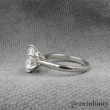 Upload image to gallery, Platinum and diamond solitaire ring