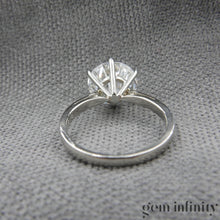 Upload image to gallery, Platinum and diamond solitaire ring