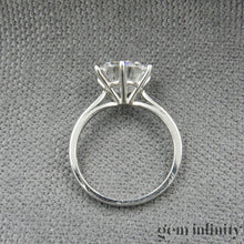 Upload image to gallery, Platinum and diamond solitaire ring