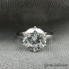 Upload image to gallery, Platinum and diamond solitaire ring