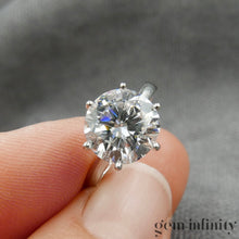 Upload image to gallery, Platinum and diamond solitaire ring