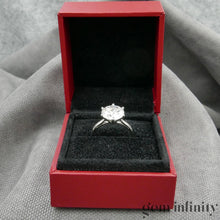 Upload image to gallery, Platinum and diamond solitaire ring