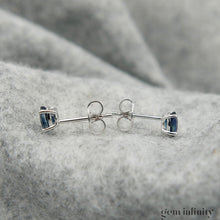 Charger l'image dans la galerie, Boucles d'oreilles or et saphirs