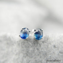 Charger l'image dans la galerie, Boucles d'oreilles or et saphirs