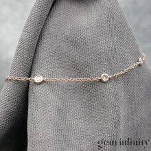 Charger l'image dans la galerie, Bracelet or rose et diamants