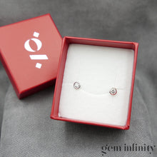 Charger l'image dans la galerie, Boucles d'oreilles or gris et diamants