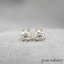 Charger l'image dans la galerie, Boucles d'oreilles or jaune et diamants