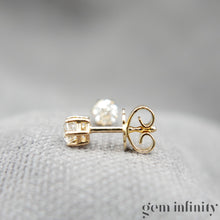 Charger l'image dans la galerie, Boucles d'oreilles or jaune et diamants