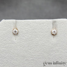 Charger l'image dans la galerie, Boucles d'oreilles or jaune et diamants