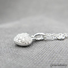 Upload image to gallery, White gold and diamond pendant necklace