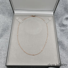 Upload image to gallery, White gold and diamond pendant necklace