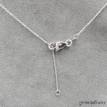 Upload image to gallery, Ruby white gold and diamond necklace