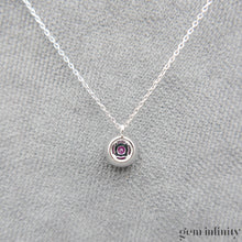 Upload image to gallery, Ruby white gold and diamond necklace