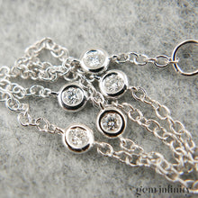 Charger l'image dans la galerie, Bracelet or gris et diamants