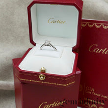 Upload image to gallery, Cartier, platinum diamond solitaire
