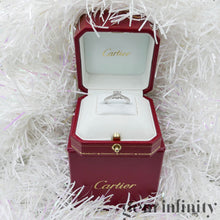 Upload image to gallery, Cartier, platinum diamond solitaire
