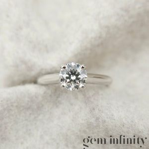 Cartier, platinum diamond solitaire