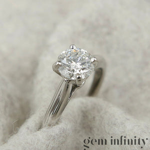 Cartier, platinum diamond solitaire