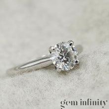 Upload image to gallery, Cartier, platinum diamond solitaire

