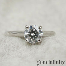 Upload image to gallery, Cartier, platinum diamond solitaire
