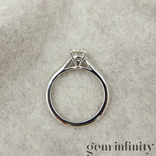 Upload image to gallery, Cartier, platinum diamond solitaire
