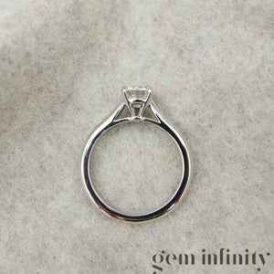 Cartier, platinum diamond solitaire