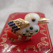 Charger l&#39;image dans la galerie, Cartier, broche oiseau années 1950-60
