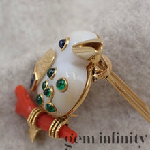 Charger l&#39;image dans la galerie, Cartier, broche oiseau années 1950-60
