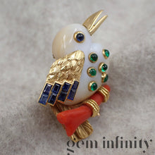 Charger l&#39;image dans la galerie, Cartier, broche oiseau années 1950-60
