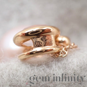 Mimi, pink gold, diamond, pink quartz and pearl necklace