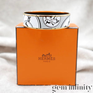 Hermès, carriage printed bracelet