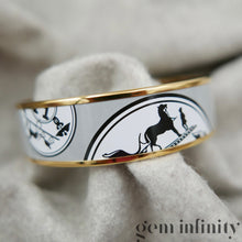 Upload image to gallery, Hermès, carriage printed bracelet
