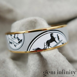 Hermès, carriage printed bracelet
