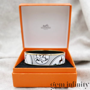 Hermès, carriage printed bracelet