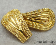 Charger l&#39;image dans la galerie, Lalaounis, paire de clips d&#39;oreilles or 750
