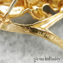 Upload image to gallery, Hermès, gold and ruby squirrel brooch
