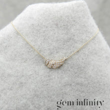Upload image to gallery, Gold and diamond angel wing bracelet
