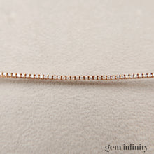 Charger l&#39;image dans la galerie, Bracelet rivière or rose et diamants
