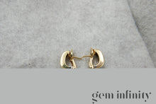 Upload image to gallery, Pomellato, pair of yellow and white gold earrings set with diamonds
