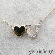 Upload image to gallery,  Gold and diamonds Love bracelet
