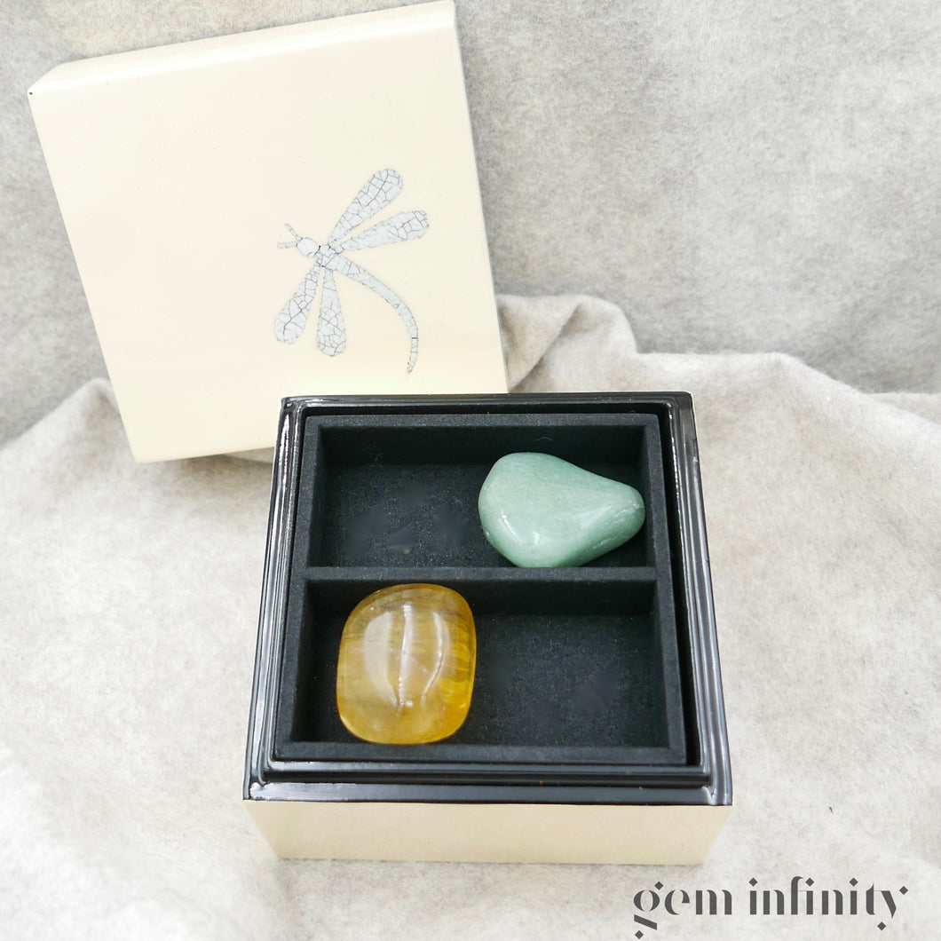 CREATIVITY & INSPIRATION BOX, Yellow Fluorite and Aventurine