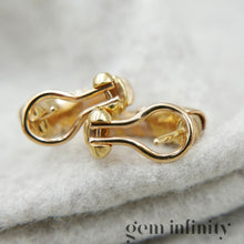 Upload image to gallery, Cartier, pink, white, yellow gold and diamond earrings
