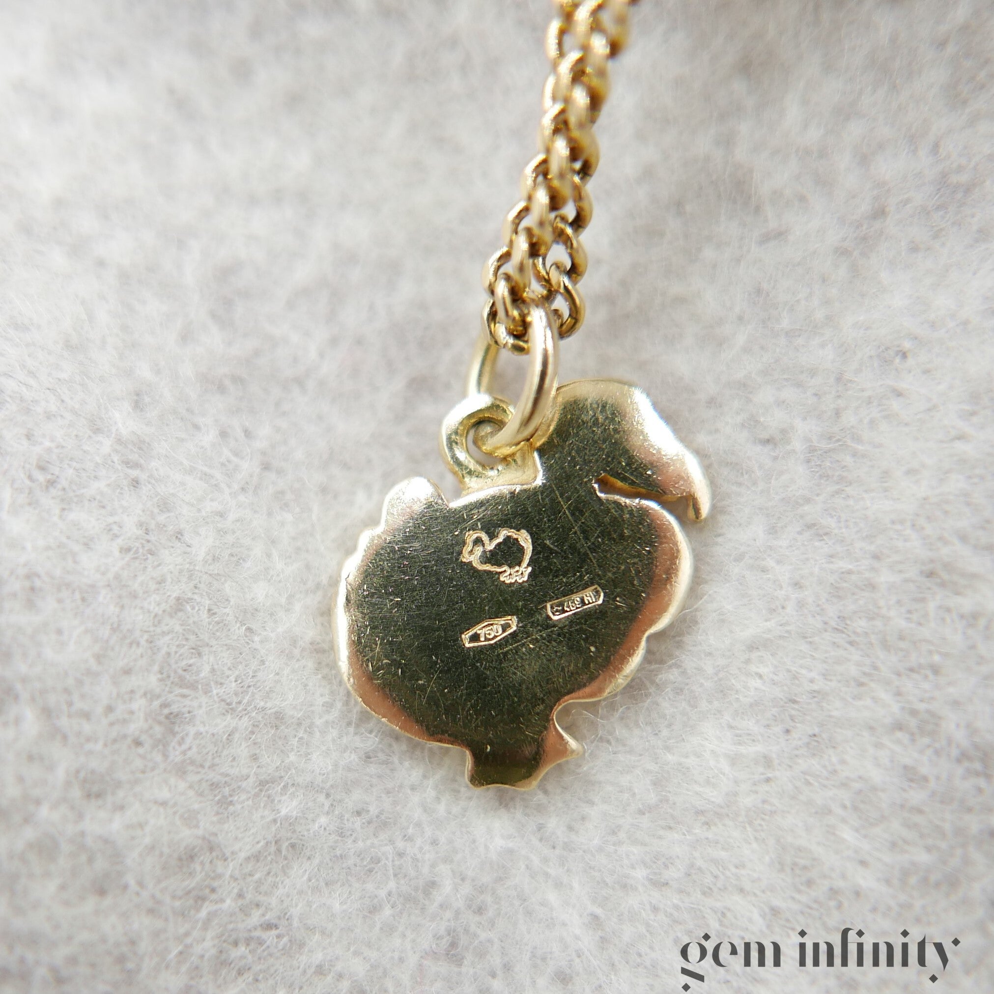Pomellato, yellow gold Dodo pendant on a chain – GEMINFINITY