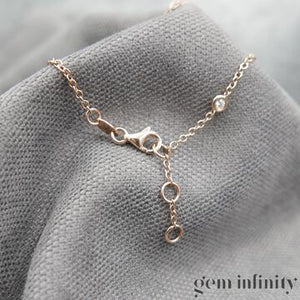 Bracelet rose gold and diamonds